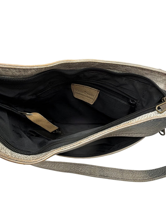 Anuschka Hand - Painted Leather Crossbody Bag – Floral & Butterfly Artwork, Multi - Color - Resale Thrift Boutique LLC.