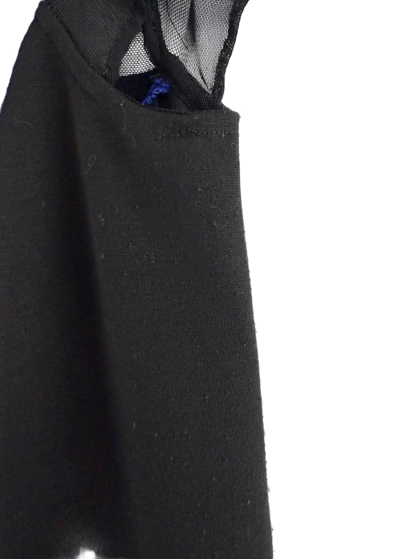 e.c.i. Blue & Black Color - Block Dress with Sheer Mesh Detail - NWT - Resale Thrift Boutique LLC.