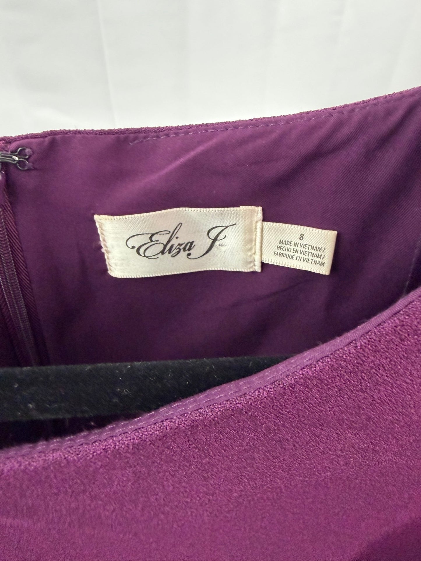 Eliza J Purple Bell Sleeve Dress - Size 8 - Resale Thrift Boutique LLC.