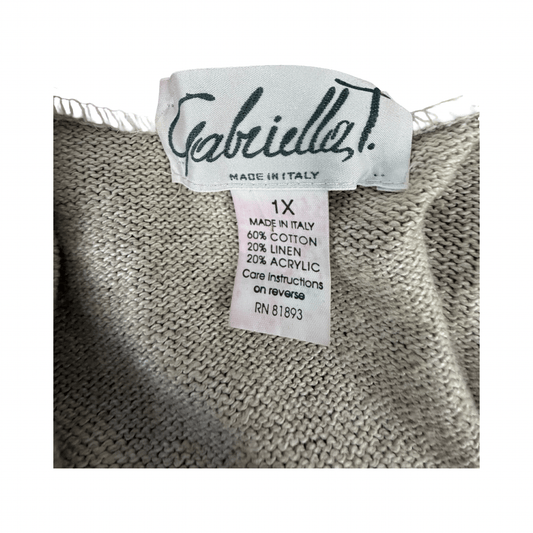 Vintage 90s Gabriella T. Italian Floral Print Collared Top Dress - Resale Thrift Boutique LLC.