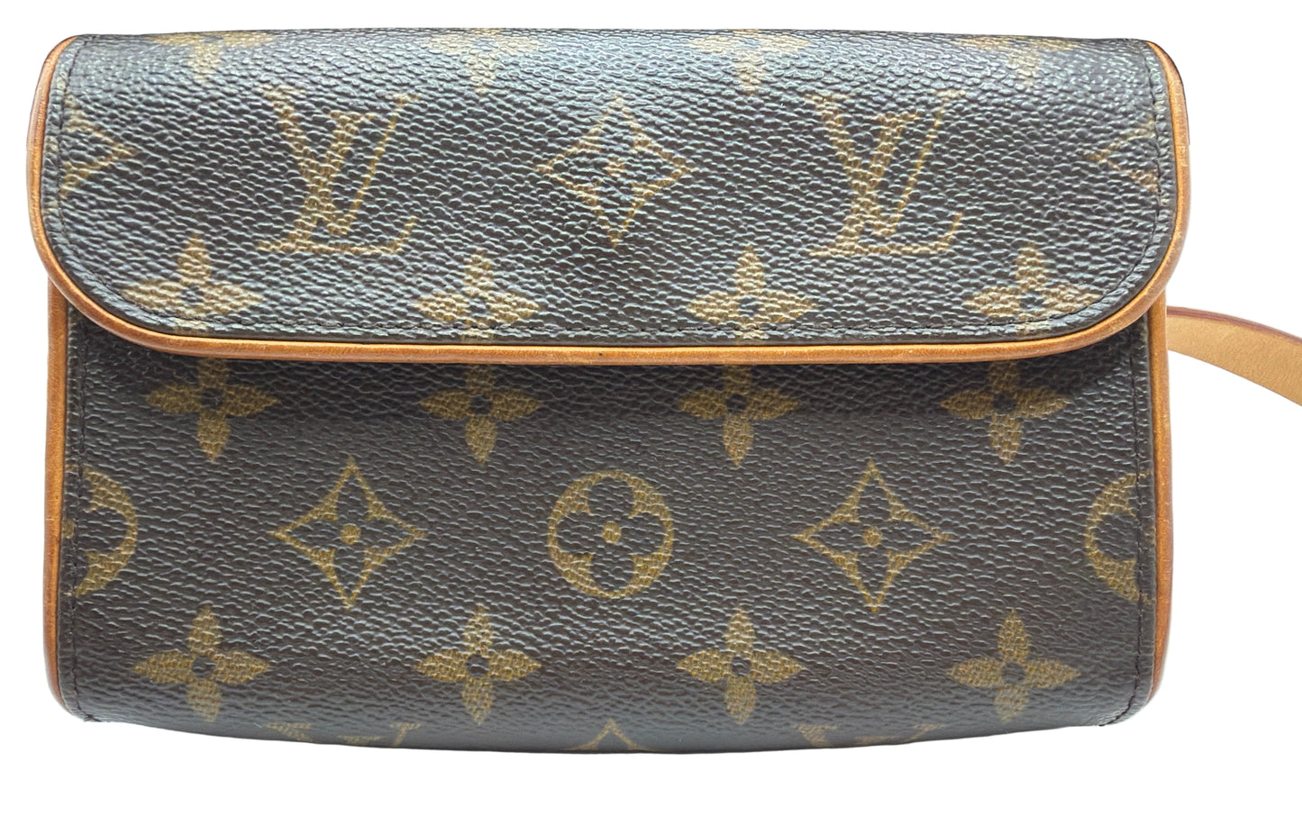 Authentic Louis Vuitton Florentine Monogram Belt Bag (S) – Vintage LV Waist Bag – COA, Dust Bag & Chain