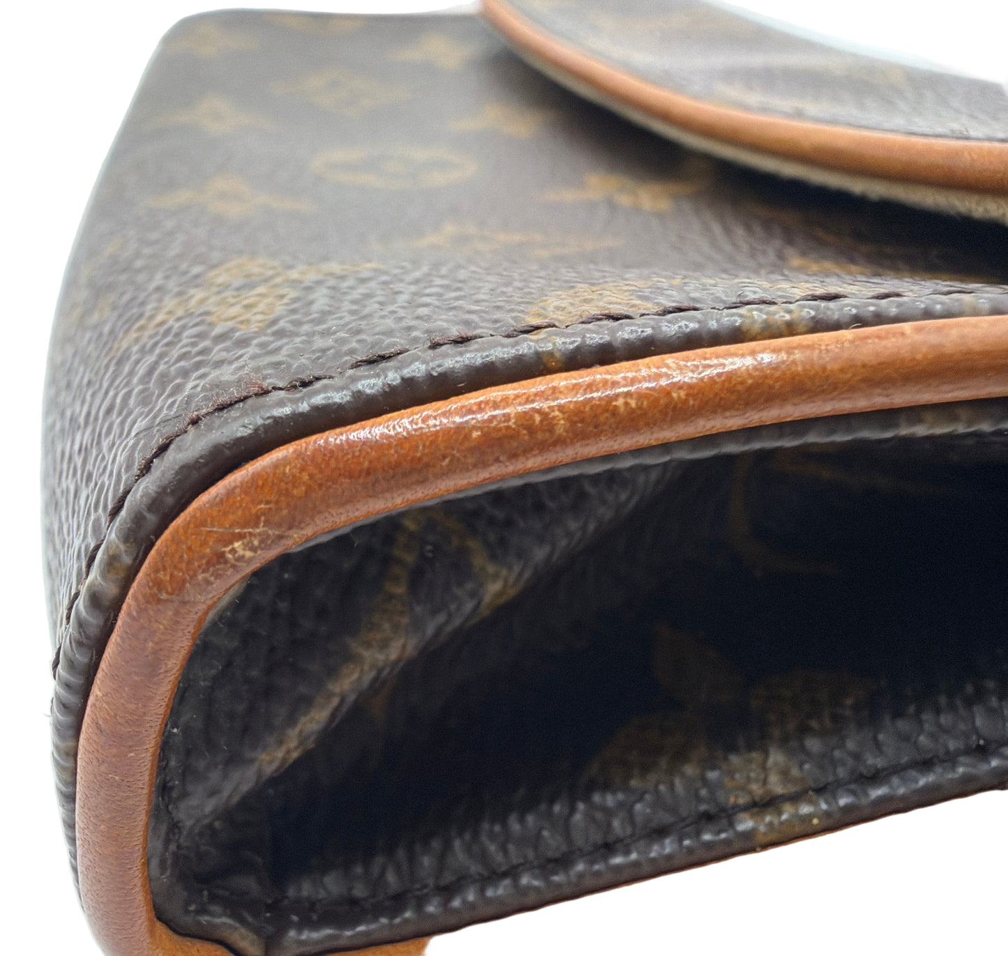 Authentic Louis Vuitton Florentine Monogram Belt Bag (S) – Vintage LV Waist Bag – COA, Dust Bag & Chain