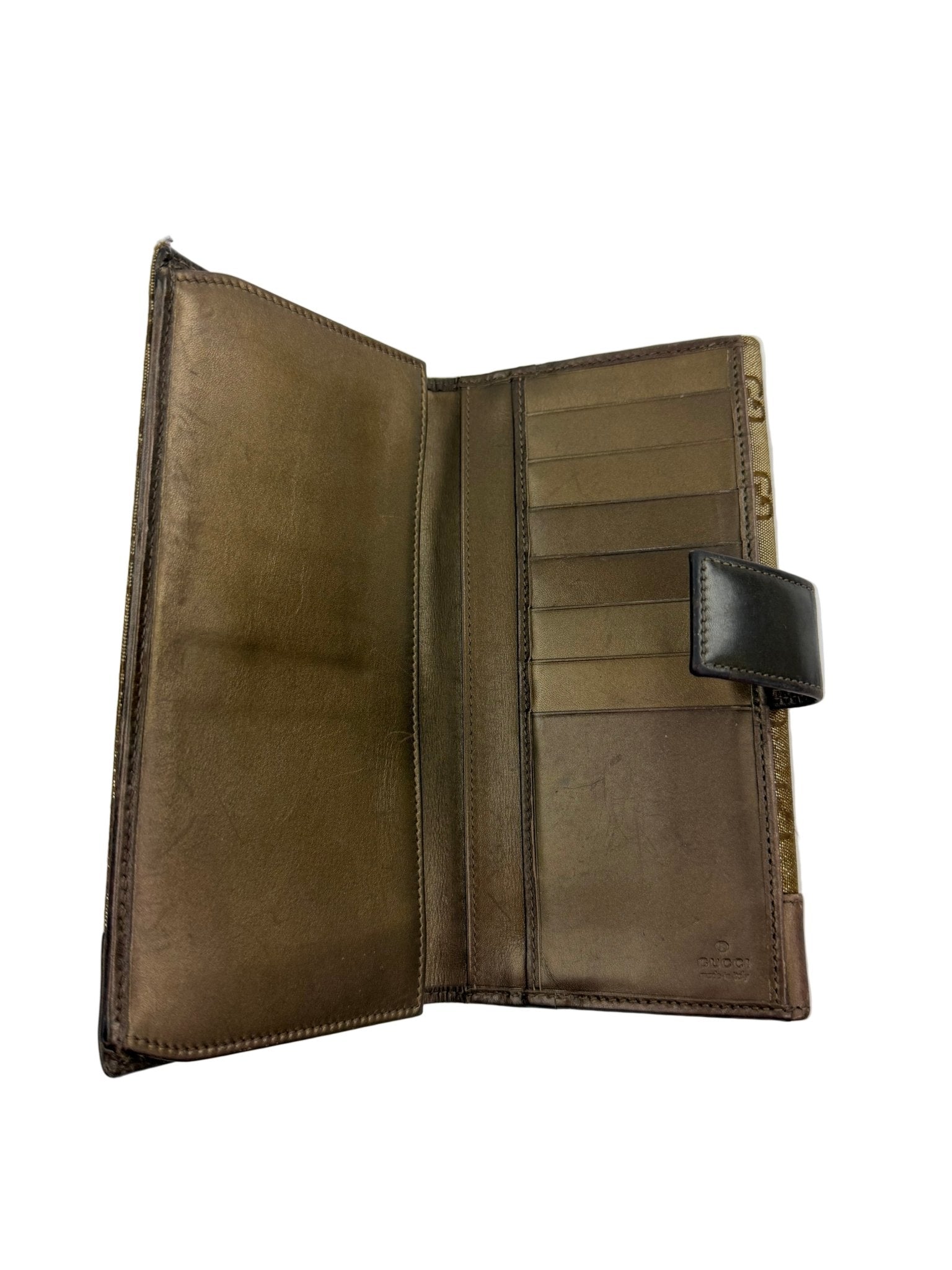 Authentic Gucci Monogram Wallet with Charms - Resale Thrift Boutique LLC.