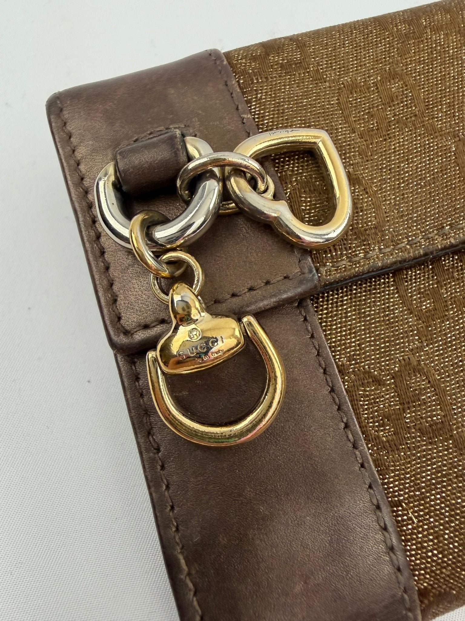 Authentic Gucci Monogram Wallet with Charms - Resale Thrift Boutique LLC.