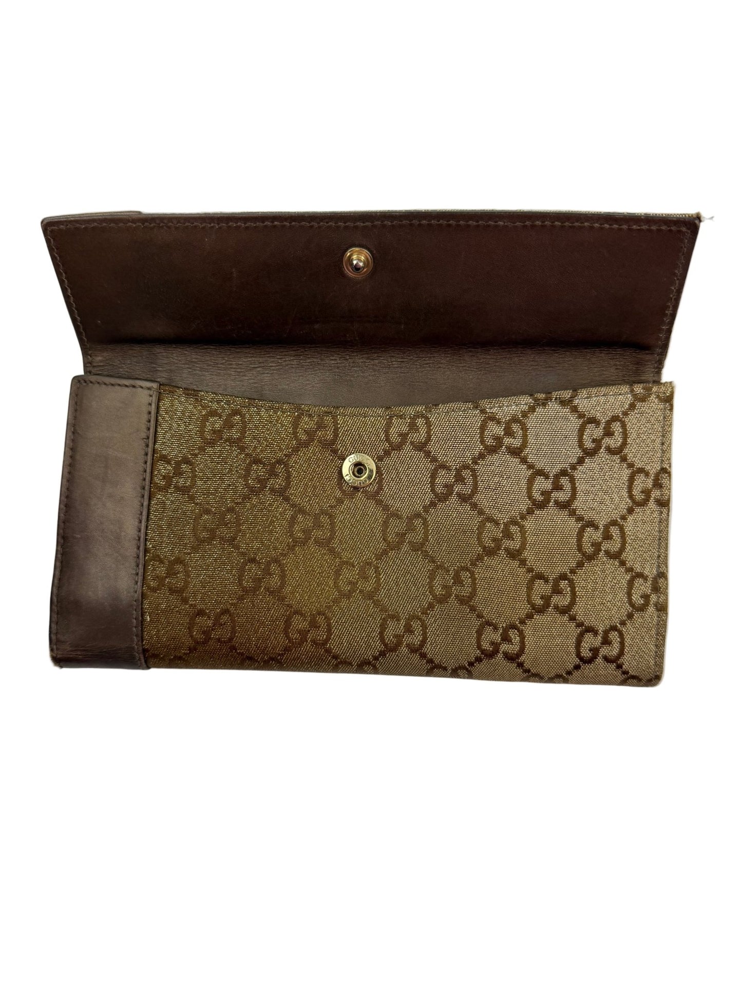 Authentic Gucci Monogram Wallet with Charms - Resale Thrift Boutique LLC.