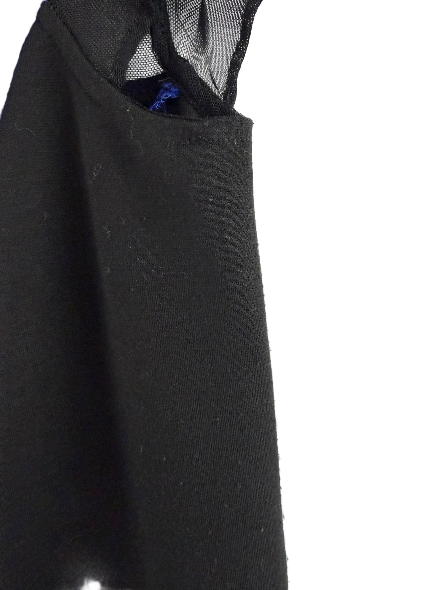 e.c.i. Blue & Black Color - Block Dress with Sheer Mesh Detail - NWT - Resale Thrift Boutique LLC.