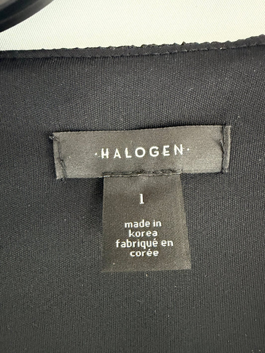 Halogen Black Pleated Wrap Dress with Ruched Detail - Plus Size 1X - Resale Thrift Boutique LLC.