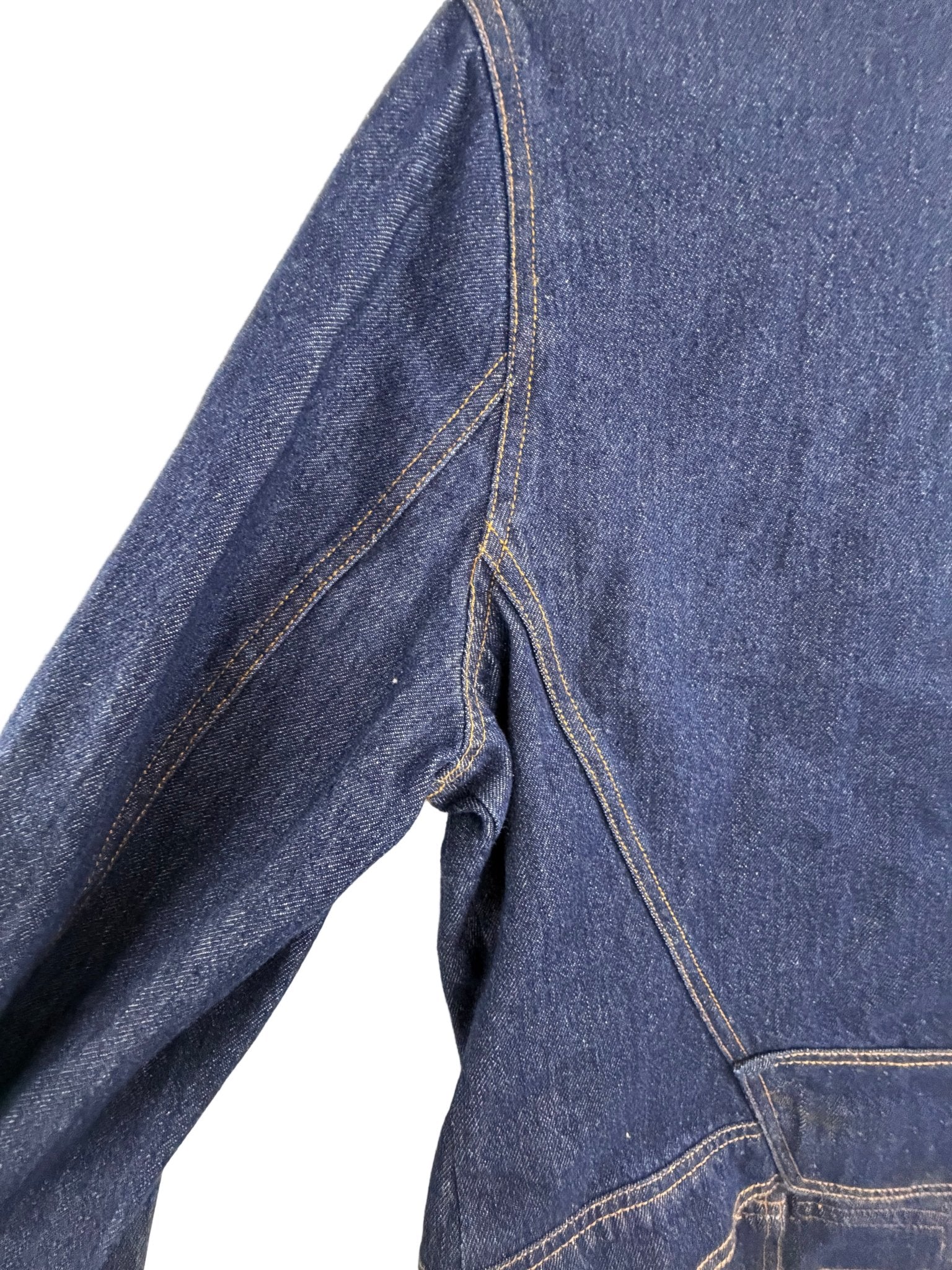 Jack by BB Dakota Denim Moto Jacket Navy Blue Zip Front - Size L - Resale Thrift Boutique LLC.