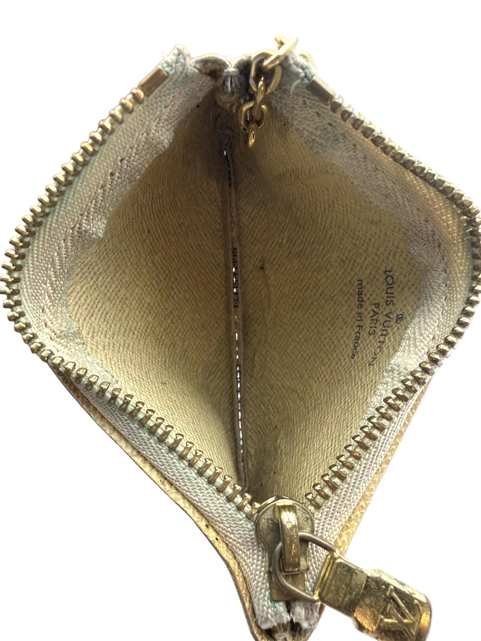 Louis Vuitton Damier Azur Key Pouch / Cles – Authentic – Made in France – CT4137 - Resale Thrift Boutique LLC.