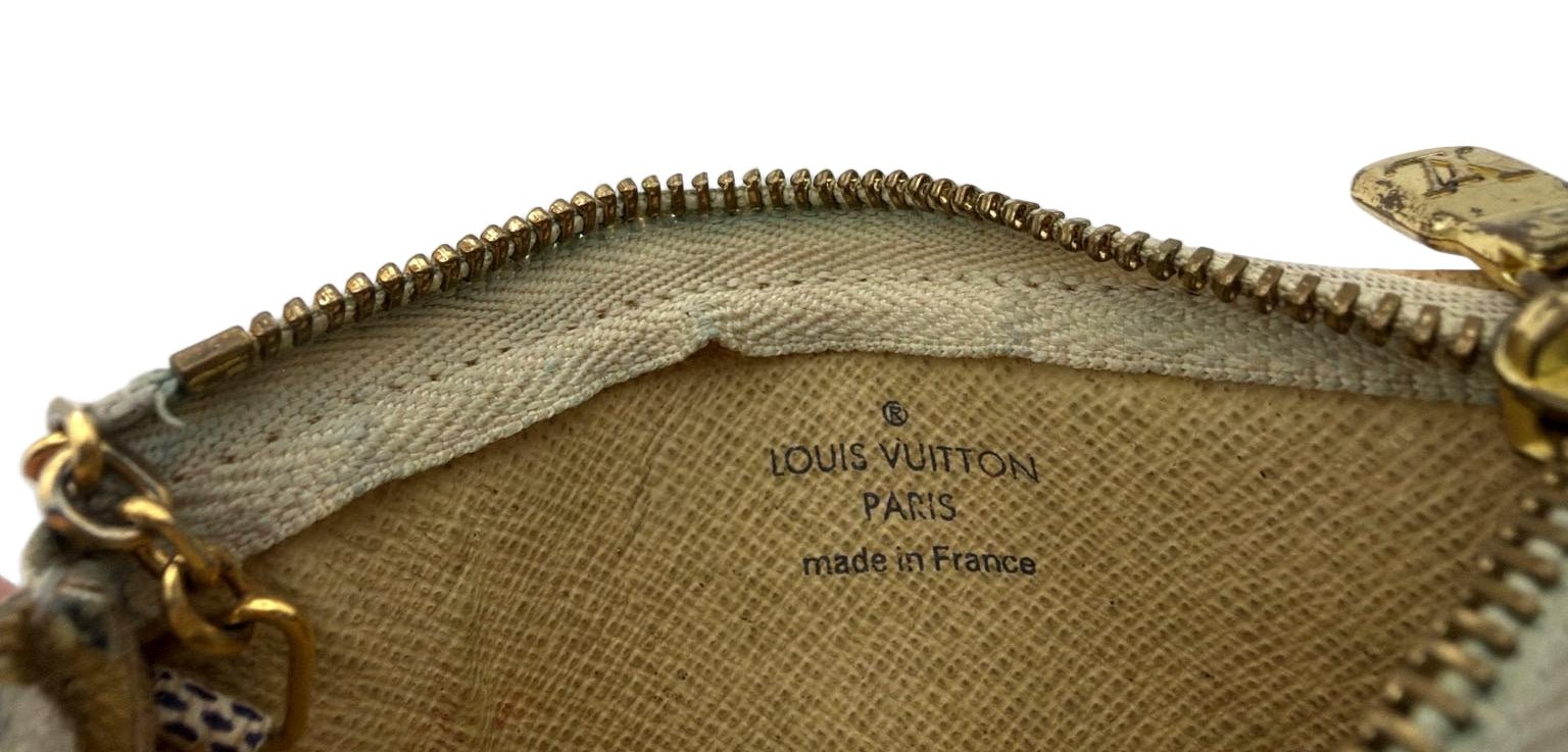 Louis Vuitton Damier Azur Key Pouch / Cles – Authentic – Made in France – CT4137 - Resale Thrift Boutique LLC.
