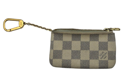 Louis Vuitton Damier Azur Key Pouch / Cles – Authentic – Made in France – CT4137 - Resale Thrift Boutique LLC.