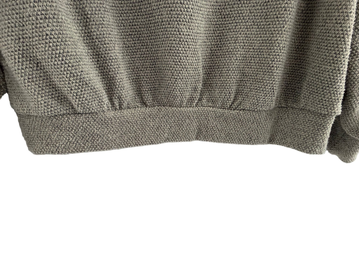 Lush Textured Knit Sweater Taupe Boat Neck Dolman Sleeve - Size S - Resale Thrift Boutique LLC.