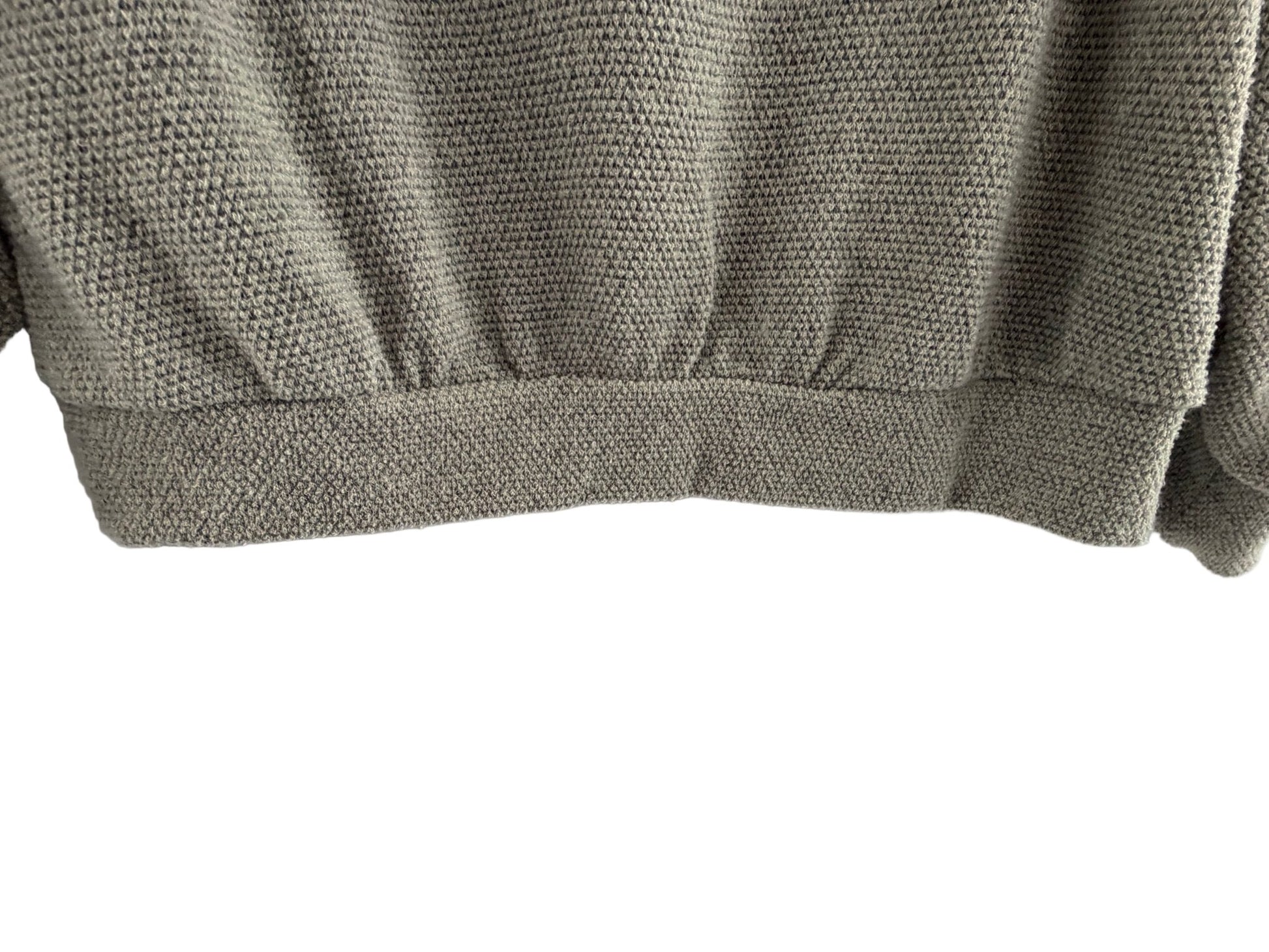 Lush Textured Knit Sweater Taupe Boat Neck Dolman Sleeve - Size S - Resale Thrift Boutique LLC.