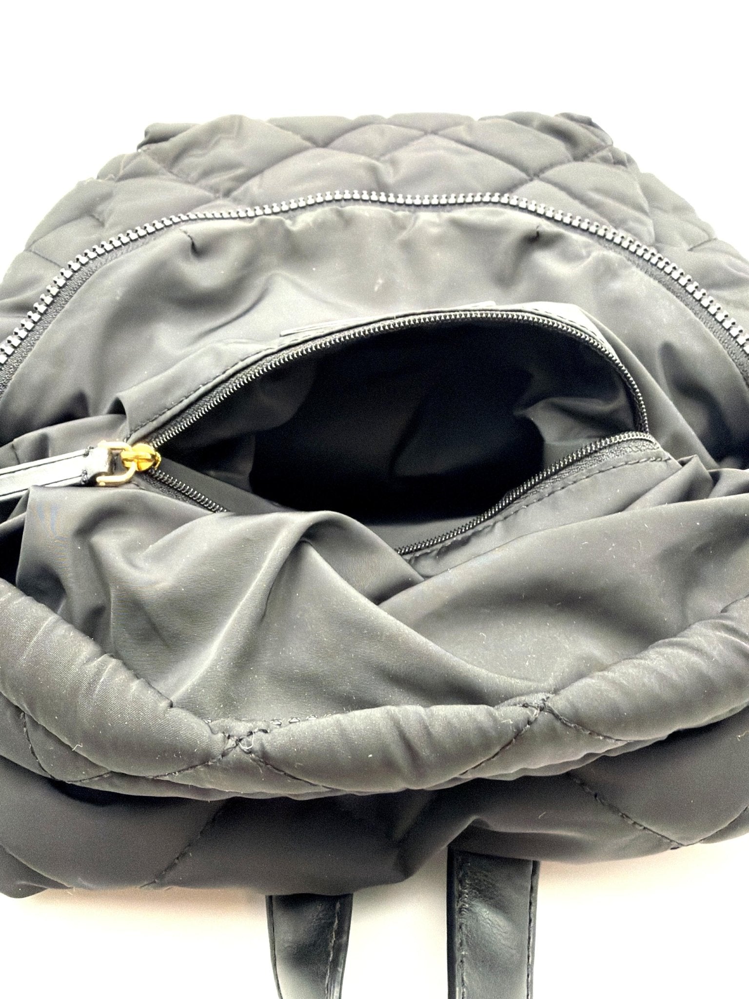 Marc Jacobs Quilted Nylon Backpack – Black – Gold Hardware - Resale Thrift Boutique LLC.
