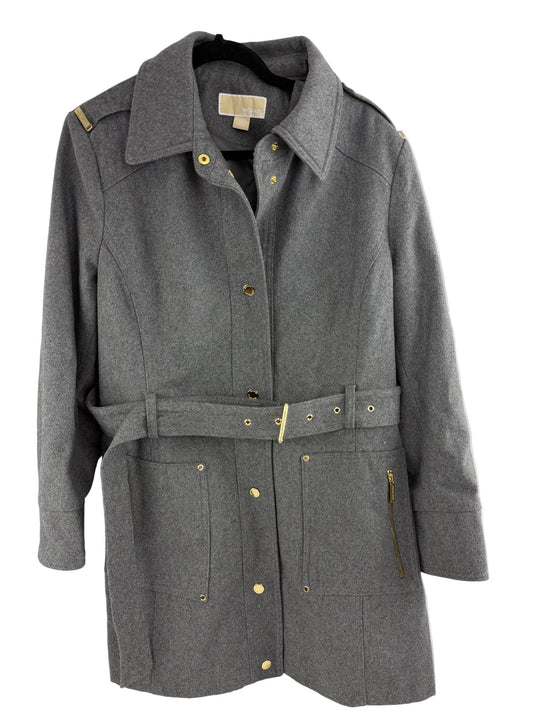 Michael Kors Gray Trench Coat Plus Size 2X - Resale Thrift Boutique LLC.
