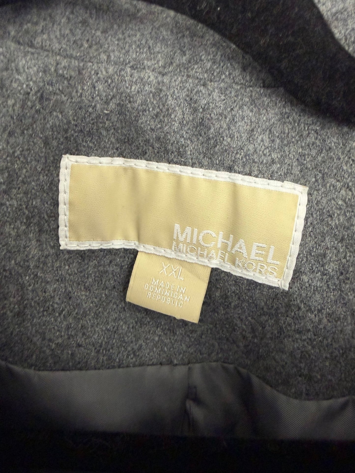 Michael Kors Gray Trench Coat Plus Size 2X - Resale Thrift Boutique LLC.