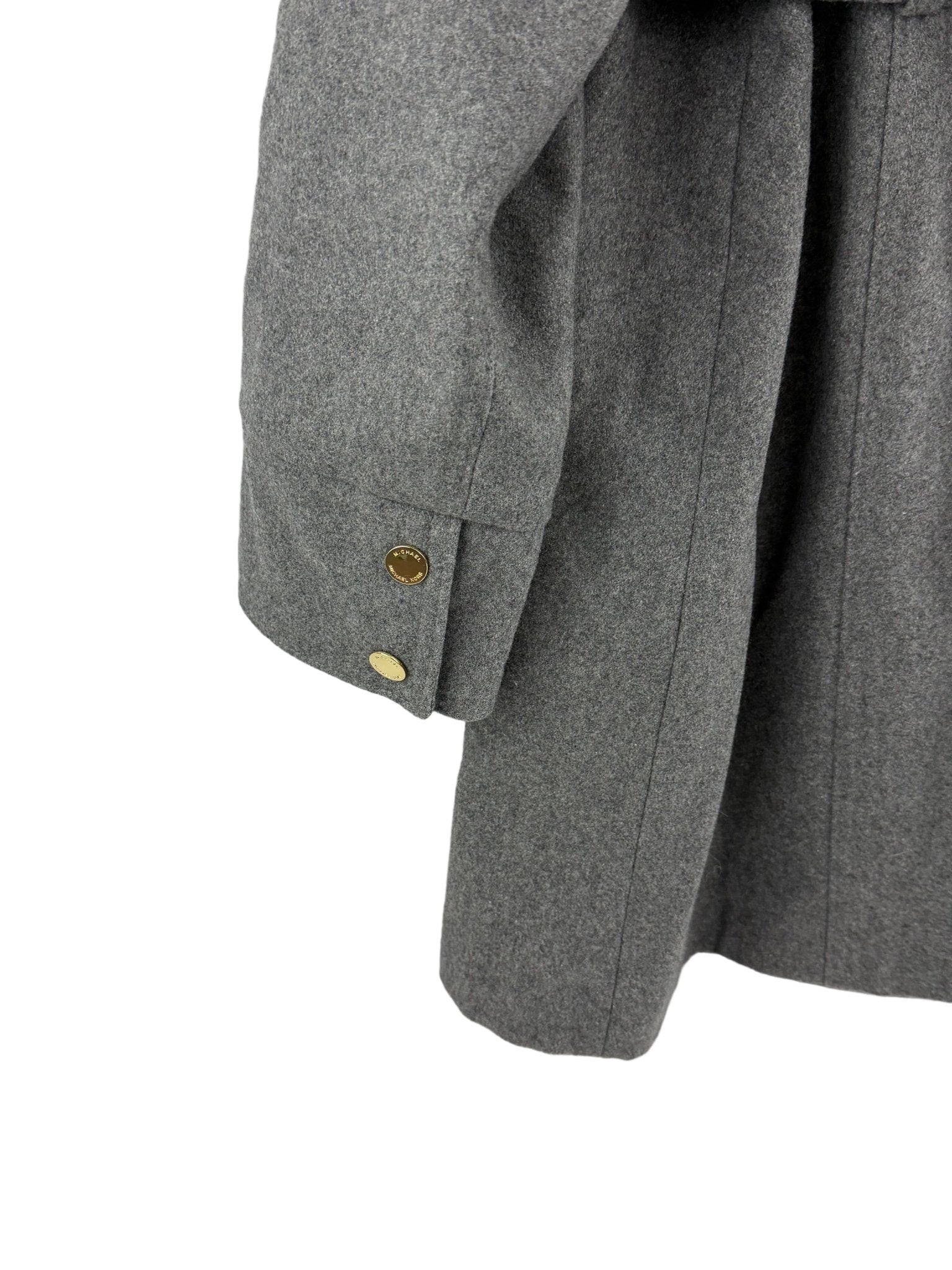Michael Kors Gray Trench Coat Plus Size 2X - Resale Thrift Boutique LLC.