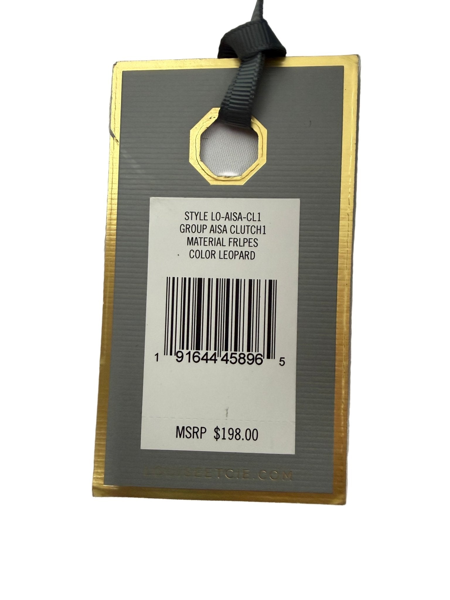 NWT Stitch Fix Louise et Cie Cheetah Print Black Clutch msrp $198 - Resale Thrift Boutique LLC.