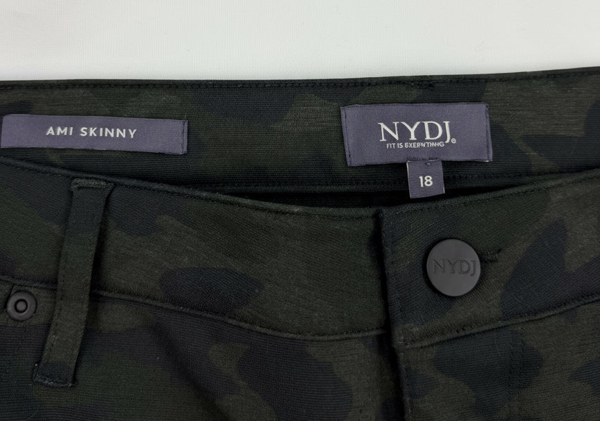 NYDJ Ami Skinny Camo Pants - Size 18 - Resale Thrift Boutique LLC.