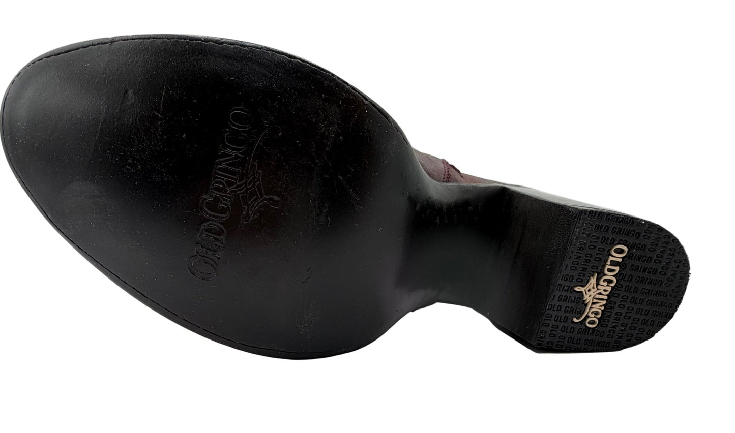 Old Gringo Studded Floral Embroidered Leather Booties – Black Western Ankle Boots Women's 9B EUC - Resale Thrift Boutique LLC.