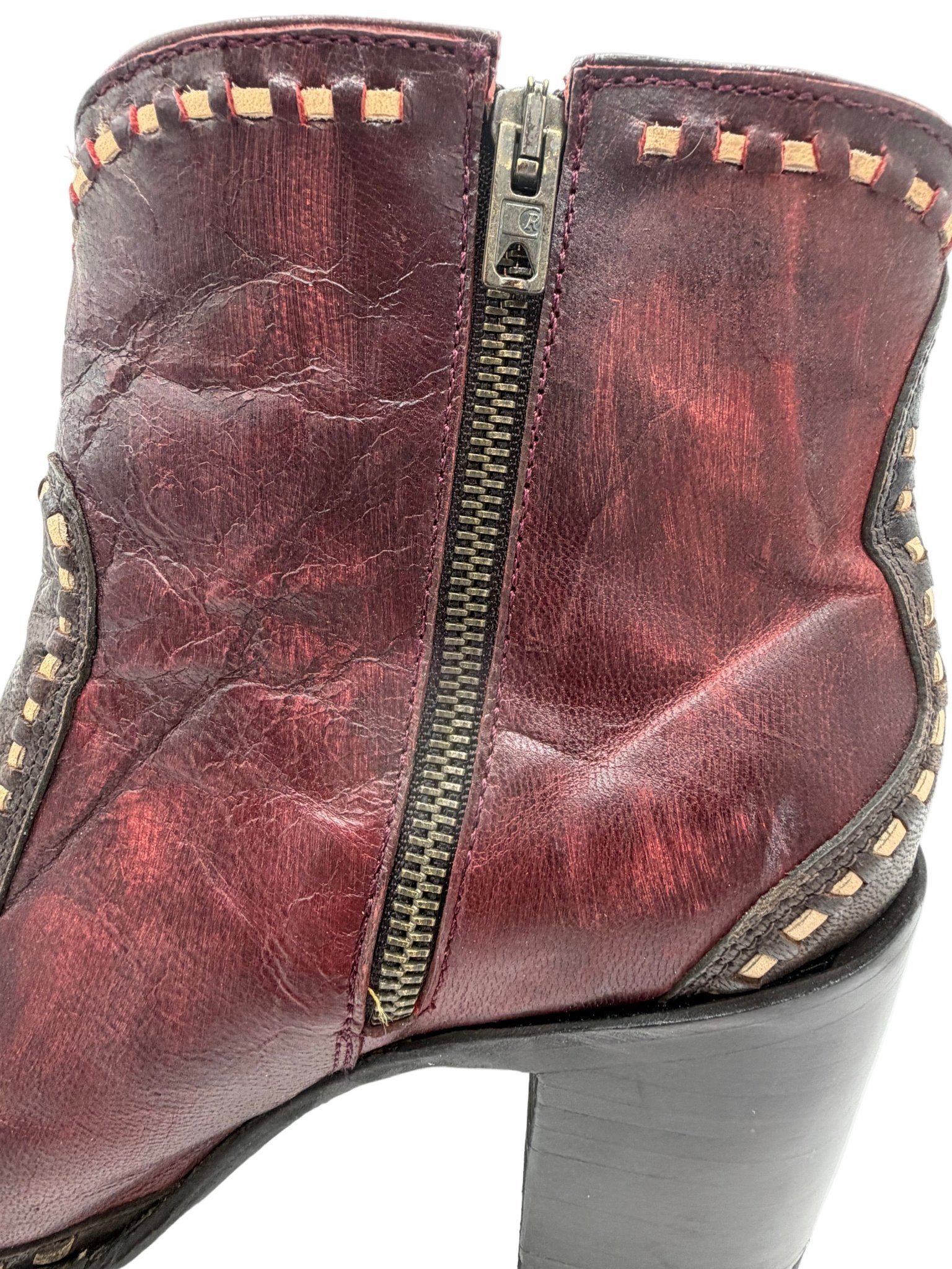 Old Gringo Studded Floral Embroidered Leather Booties – Black Western Ankle Boots Women's 9B EUC - Resale Thrift Boutique LLC.