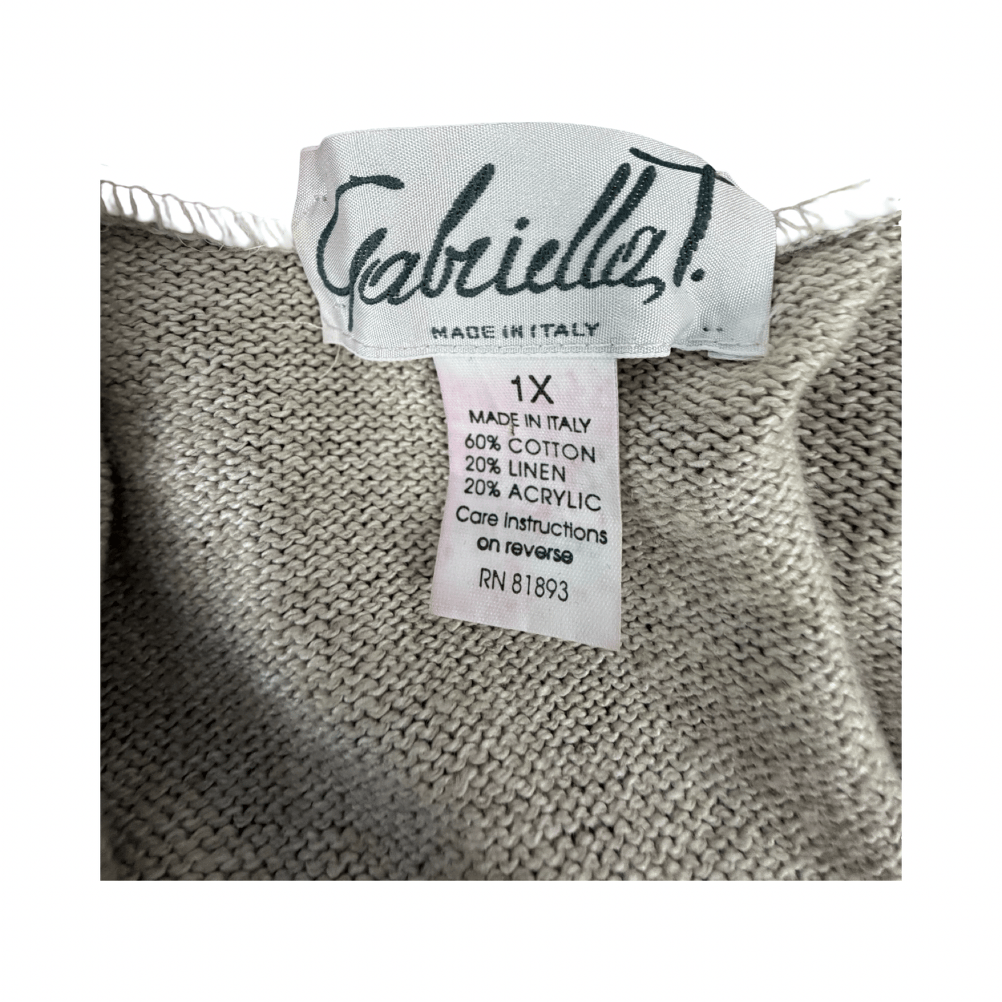 Vintage 90s Gabriella T. Italian Floral Print Collared Top Dress - Resale Thrift Boutique LLC.