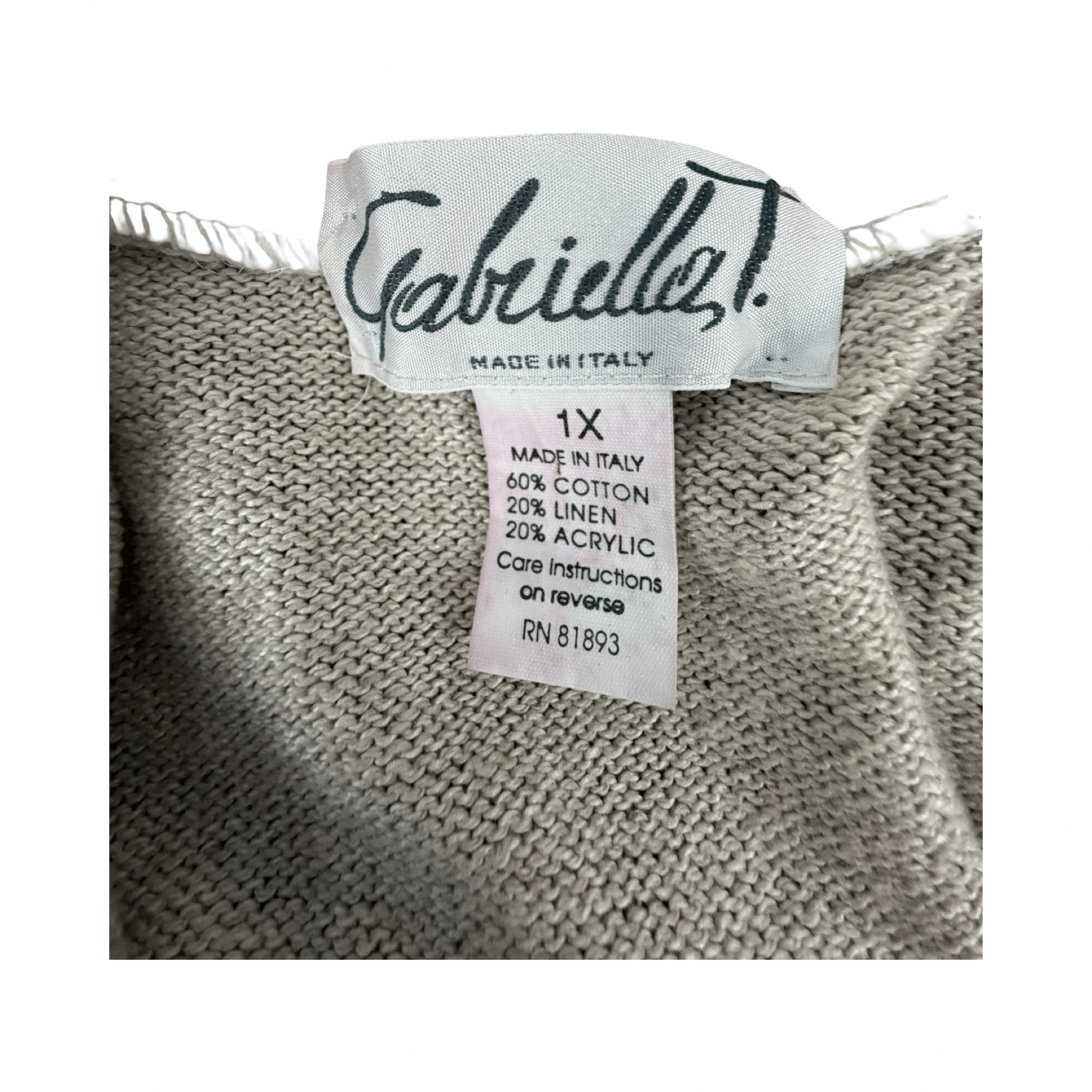 Vintage 90s Gabriella T. Italian Floral Print Collared Top Dress - Resale Thrift Boutique LLC.