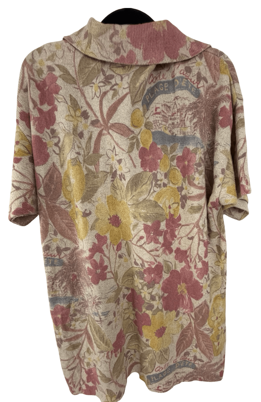 Vintage 90s Gabriella T. Italian Floral Print Collared Top Dress - Resale Thrift Boutique LLC.