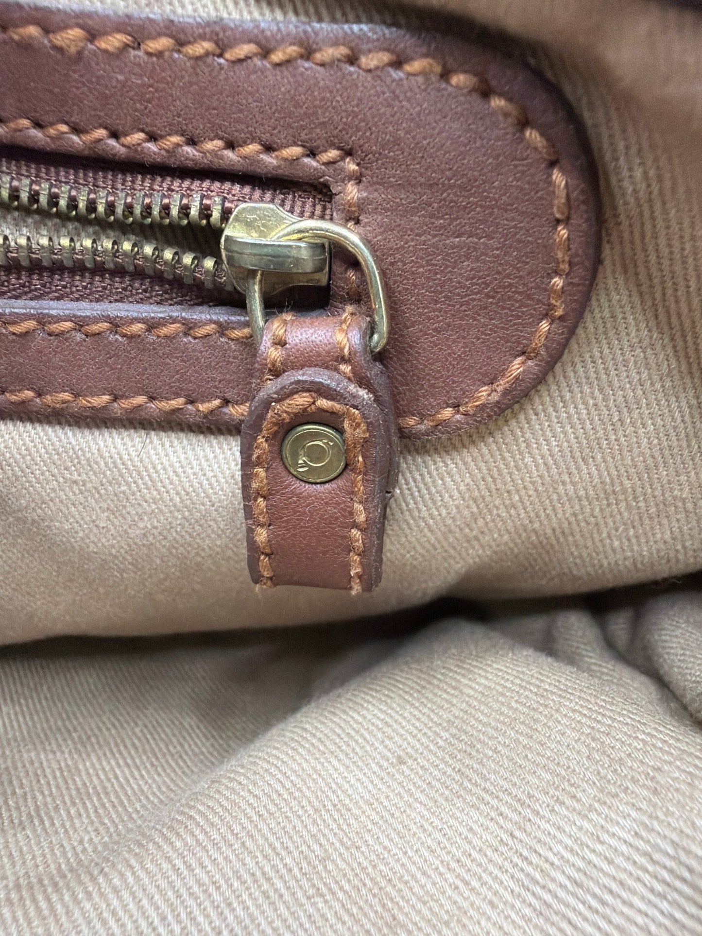 Vintage Chasseur Wathne Leather Tote – Full - Grain Brown Leather Bag w/ Dust Bag - Resale Thrift Boutique LLC.