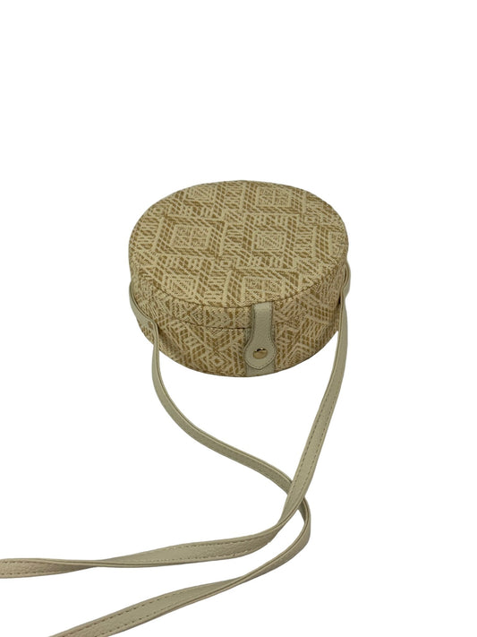 Vintage Lionel Javanna Cream Circle Woven Crossbody Bag - Resale Thrift Boutique LLC.