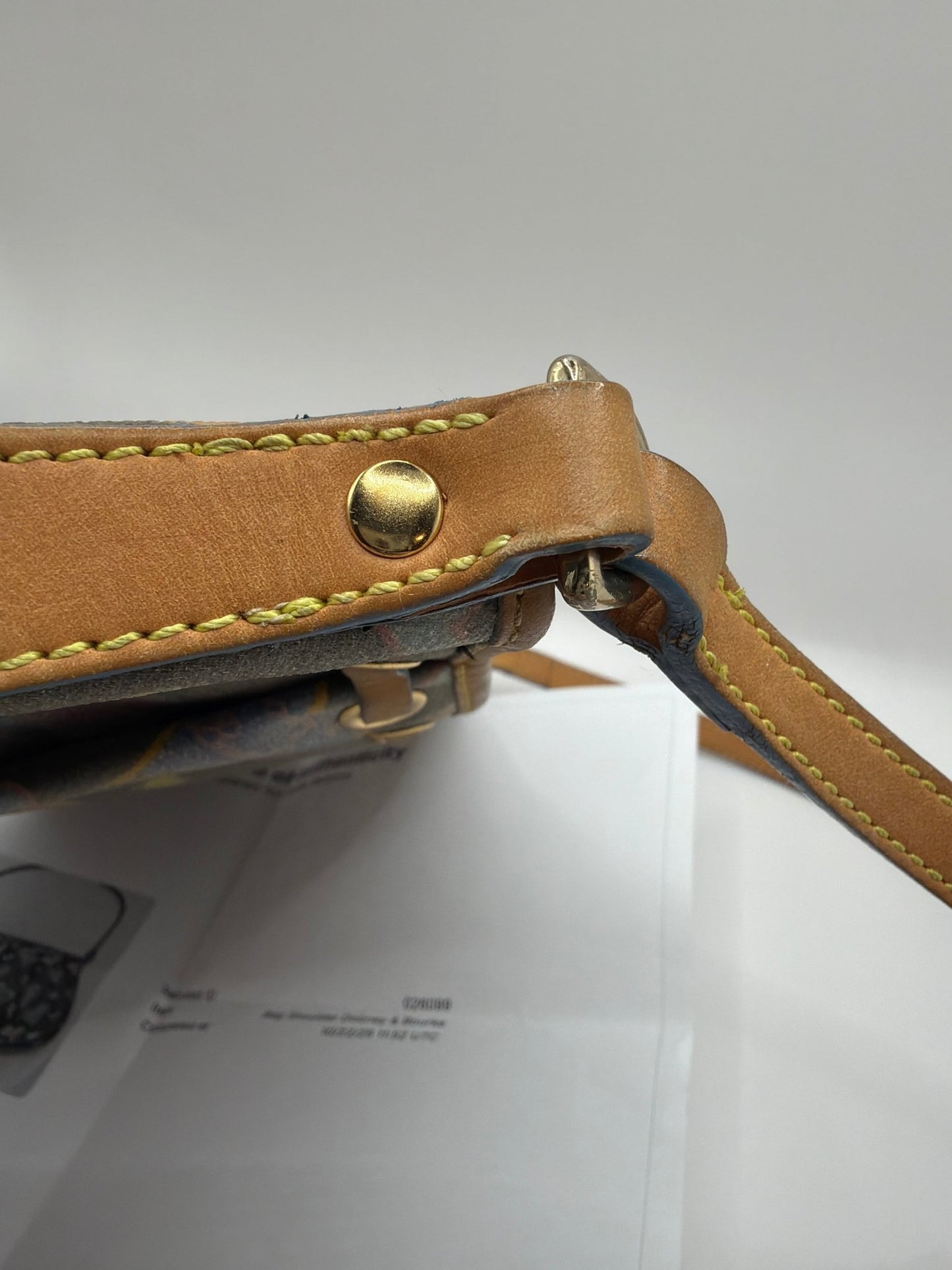 Y2K Dooney & Bourke Rainbow Heart Hobo Bag – Multicolor Print Shoulder Bag - Resale Thrift Boutique LLC.